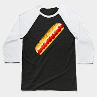 Meatball Sandwich With Background Baseball T-Shirt